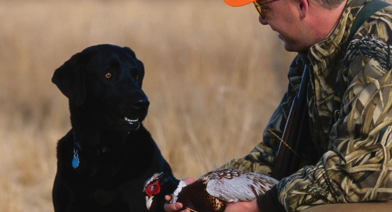 Hunter and his dog